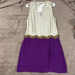 DIANE VON FURSTENBERG KOMOTINI EMBELLISHED DRESS